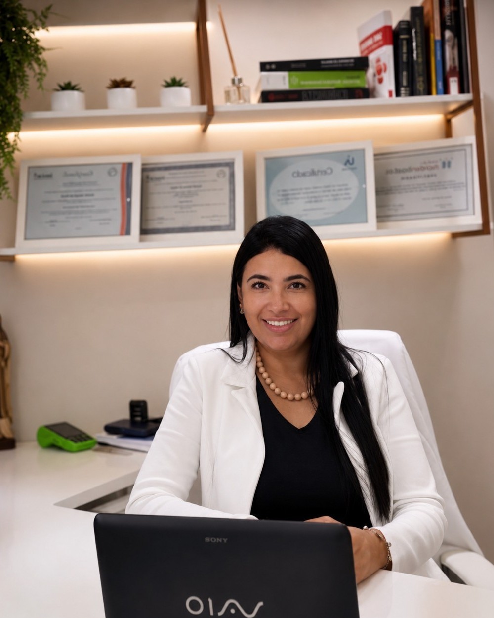 Dra. Rafaela, cirurgiã-dentista responsável pelas avaliações de clareamento na Odontologia Oliveira